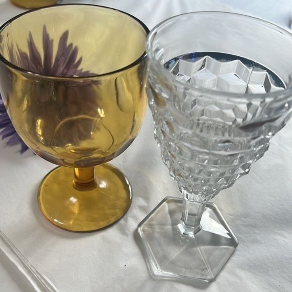 VINTAGE GOBLETS - Picture 2 of 7